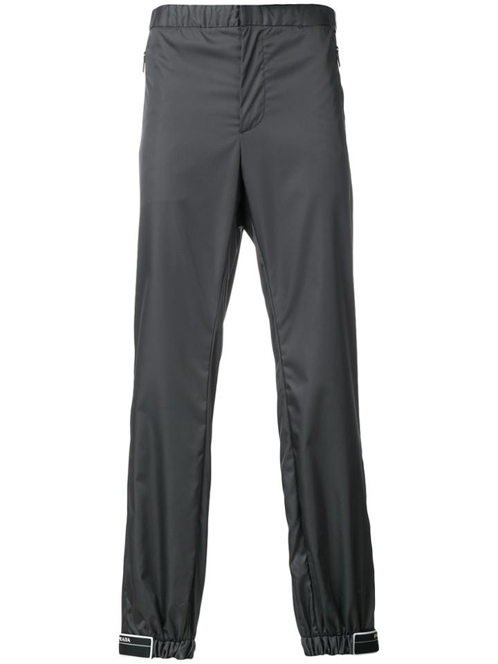 Prada Straight Leg Track Pants - Grey