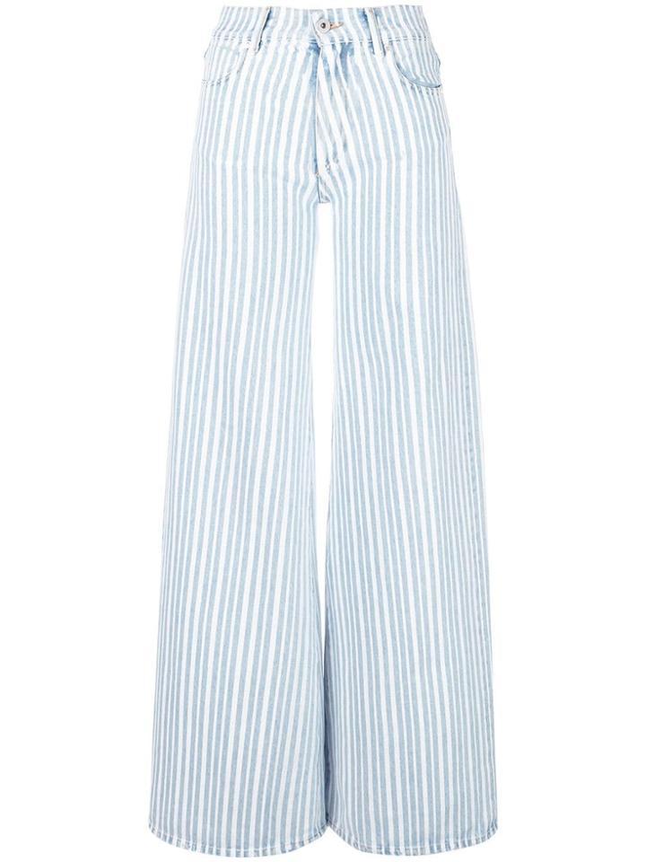 Off-white Wide Leg Jeans - Blue