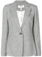 Derek Lam 10 Crosby Check Print Blazer - Black