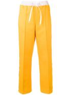 Miu Miu Logo Track Trousers - Yellow