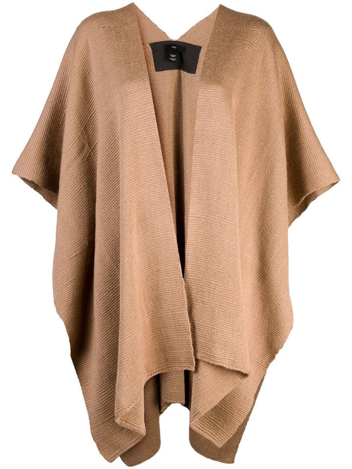 Voz Short Knitted Duster - Brown