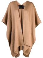 Voz Short Knitted Duster - Brown
