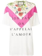 Gucci Dans Mon Pays On M'appelai L'amour T-shirt - White