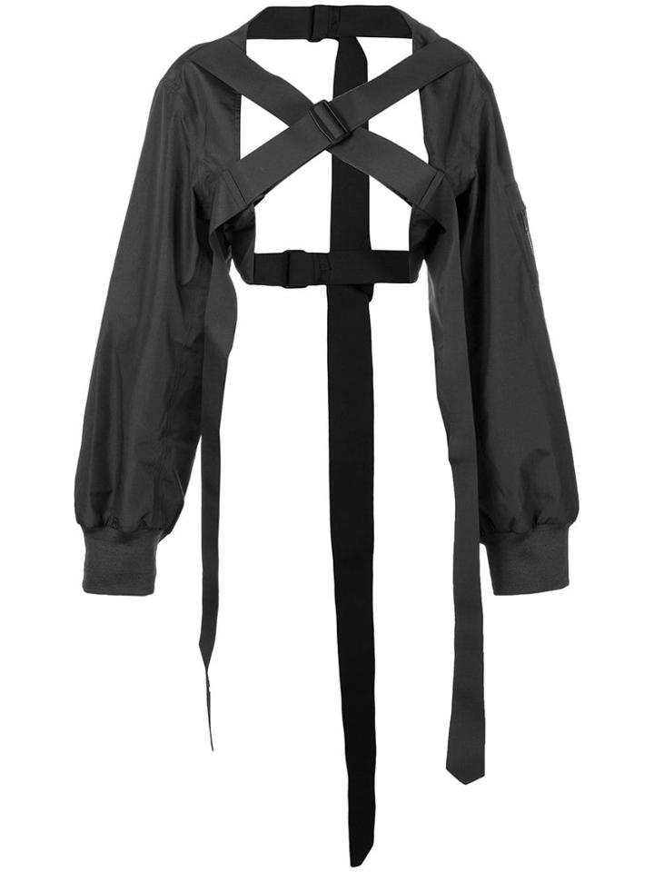Yang Li Buckle Jacket - Black