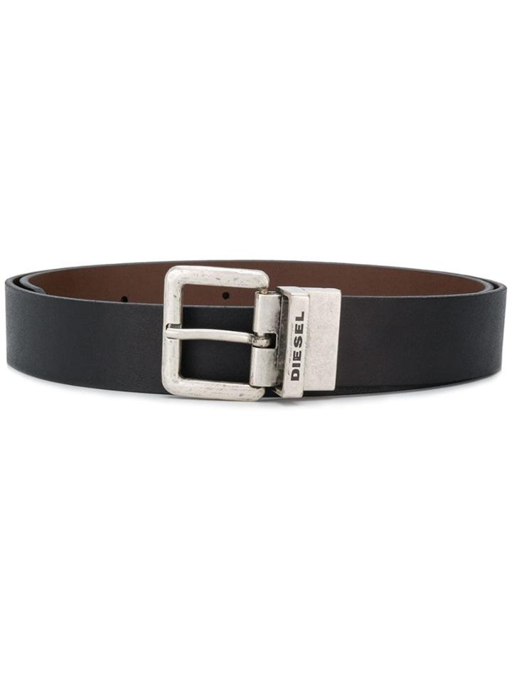 Diesel Smooth Belt - Black