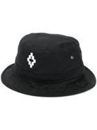 Marcelo Burlon County Of Milan Embroidered Logo Bucket Hat - Black