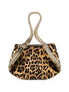 Paco Rabanne Leopard-print Shoulder Bag - Brown