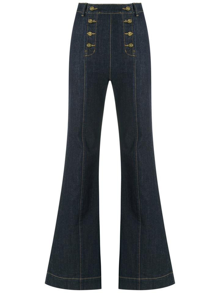 Talie Nk Flared Jeans, Women's, Size: 38, Blue, Cotton/spandex/elastane