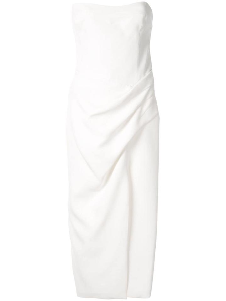 Manning Cartell Hit Predictor Strapless Midi Dress - White
