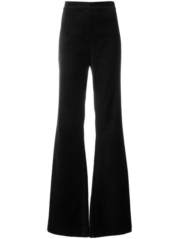 Pinko Velvet Wide Leg Trousers - Black