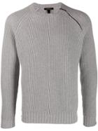 Belstaff Ribbed Jumper - Grey