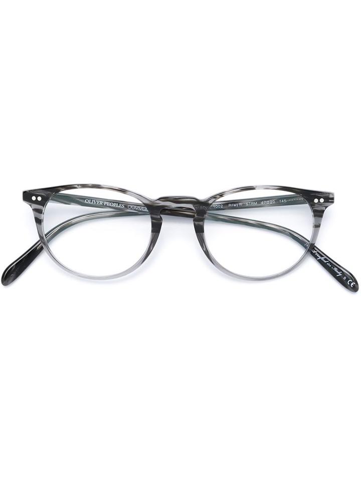 Oliver Peoples Riley-r Glasses, Grey, Acetate