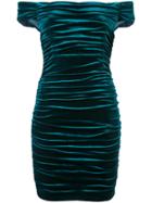 Aidan Mattox Gathered Mini Dress - Blue