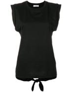 Mauro Grifoni Round Neck Sleeveless T-shirt - Black