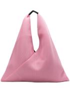 Mm6 Maison Margiela Triangle Handle Tote Bag - Pink & Purple