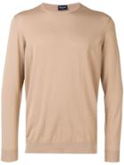 Drumohr Fine Knit Crewneck Sweater - Neutrals