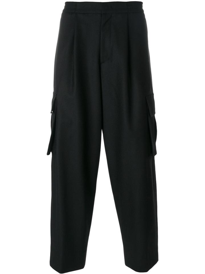 Juun.j Cargo Pocket Trousers - Black