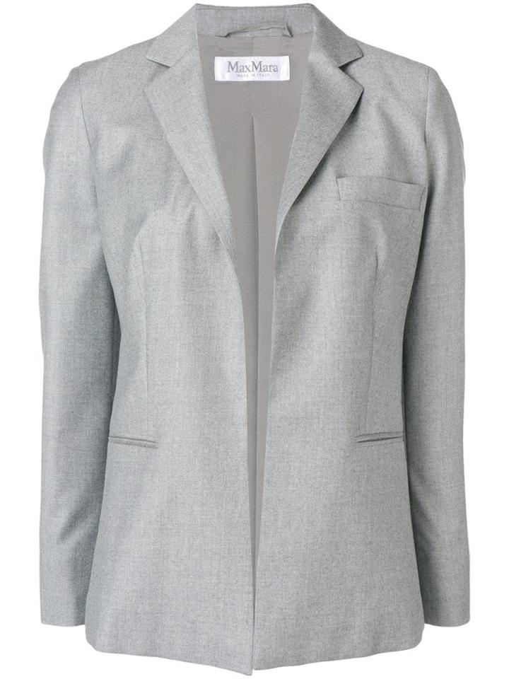 Max Mara Structured Blazer - Grey