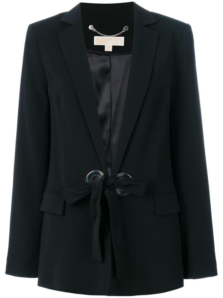 Michael Kors Collection Lace-up Blazer - Black