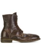 Guidi Lace-up Boots - Brown