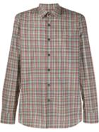 Prada Plaid Print Shirt - Red