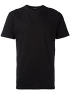 Qasimi Seaming Detail T-shirt, Men's, Size: Large, Black, Cotton