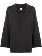 Giorgio Armani Vintage Ribbed Sweater - Grey