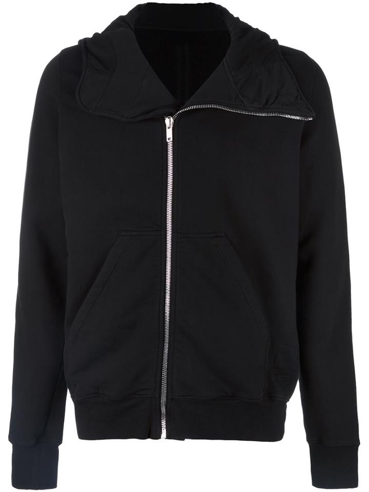 Rick Owens Drkshdw Asymmetric Zip-up Hoodie