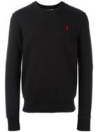 Ami Alexandre Mattiussi Ami De Coeur Sweatshirt, Men's, Size: Small, Black, Cotton