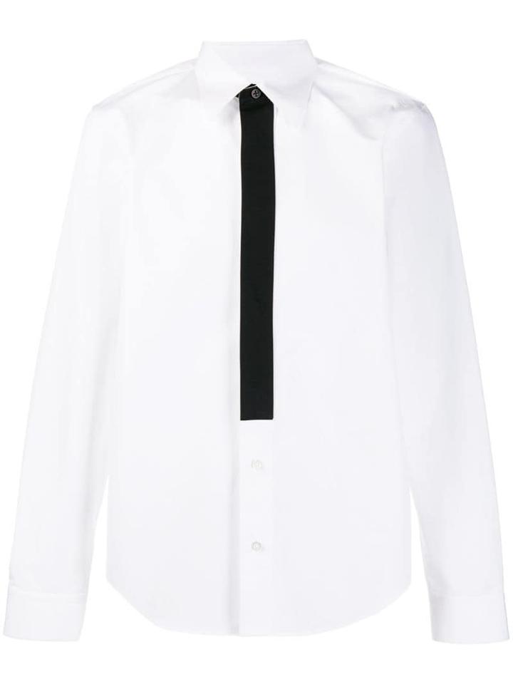 Jil Sander Contrast Placket Shirt - White