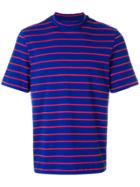 Msgm Striped T-shirt - Blue