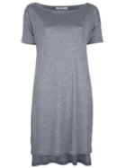 T By Alexander Wang T-shirt Dress, Women's, Size: Xs, Grey, Rayon