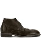 Guidi Lace-up Fitted Boots - Green