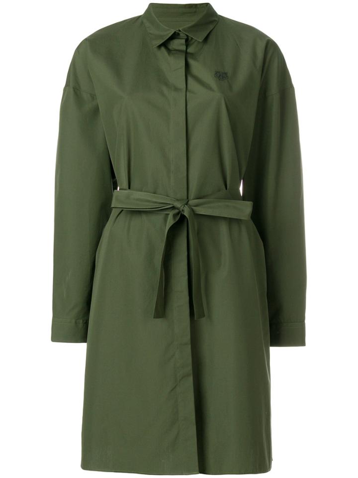 Kenzo Mini Tiger Shirt Dress - Green