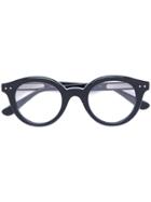 Bottega Veneta Eyewear Round Frame Glasses - Black
