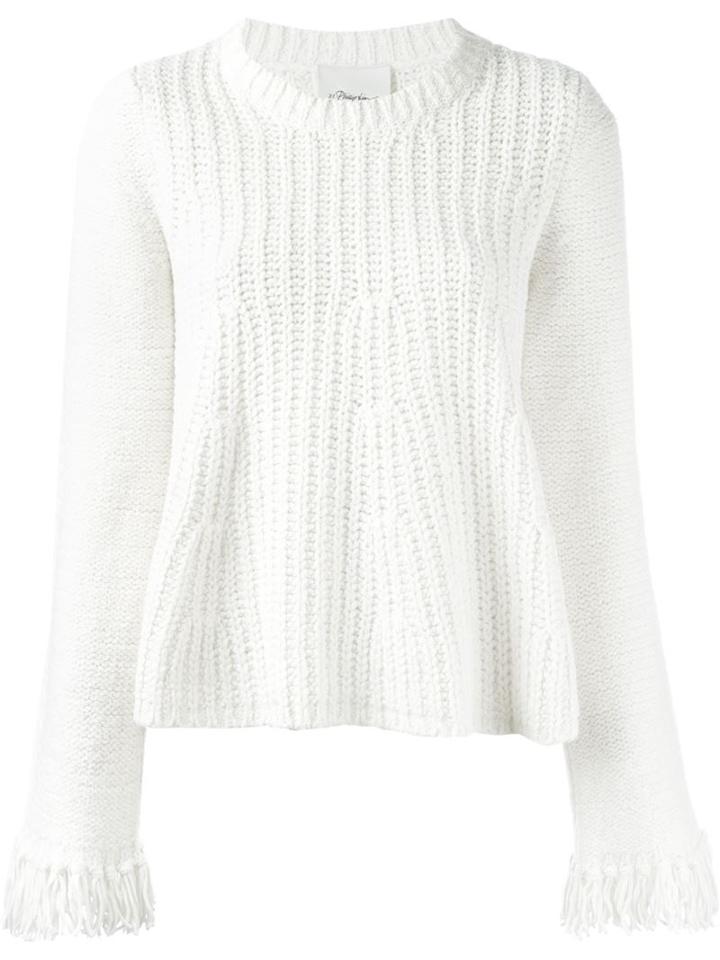 3.1 Phillip Lim Fringed Cuffs Sweater