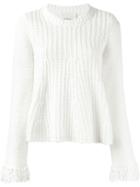 3.1 Phillip Lim Fringed Cuffs Sweater