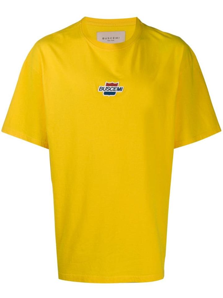 Buscemi Logo T-shirt - Yellow