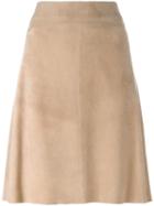Arma 'piana' Skirt, Women's, Size: 38, Nude/neutrals, Polyester/goat Skin