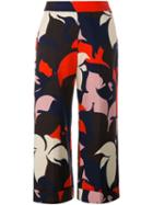 Delpozo Floral Print Cropped Trousers