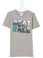 American Outfitters Kids Boat Race T-shirt - Grey