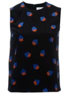 Victoria Victoria Beckham Strawberry Print Sleeveless Top