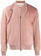 Alexander Mcqueen Harness Bomber Jacket - Pink