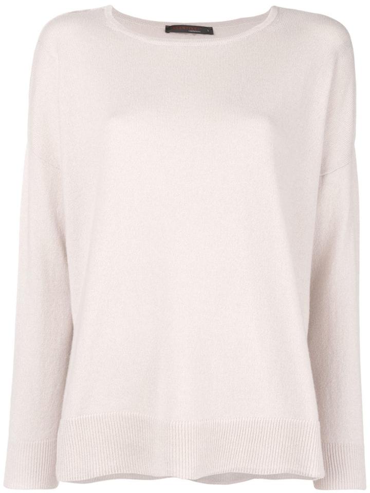 Incentive! Cashmere Basic Jumper - Pink