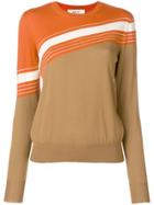 Bally Intarsia Knit Sweater - Brown