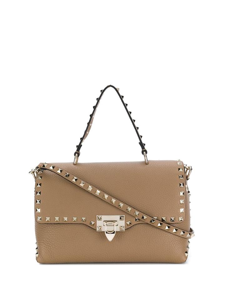 Valentino Valentino Garavani Rockstud Tote - Brown
