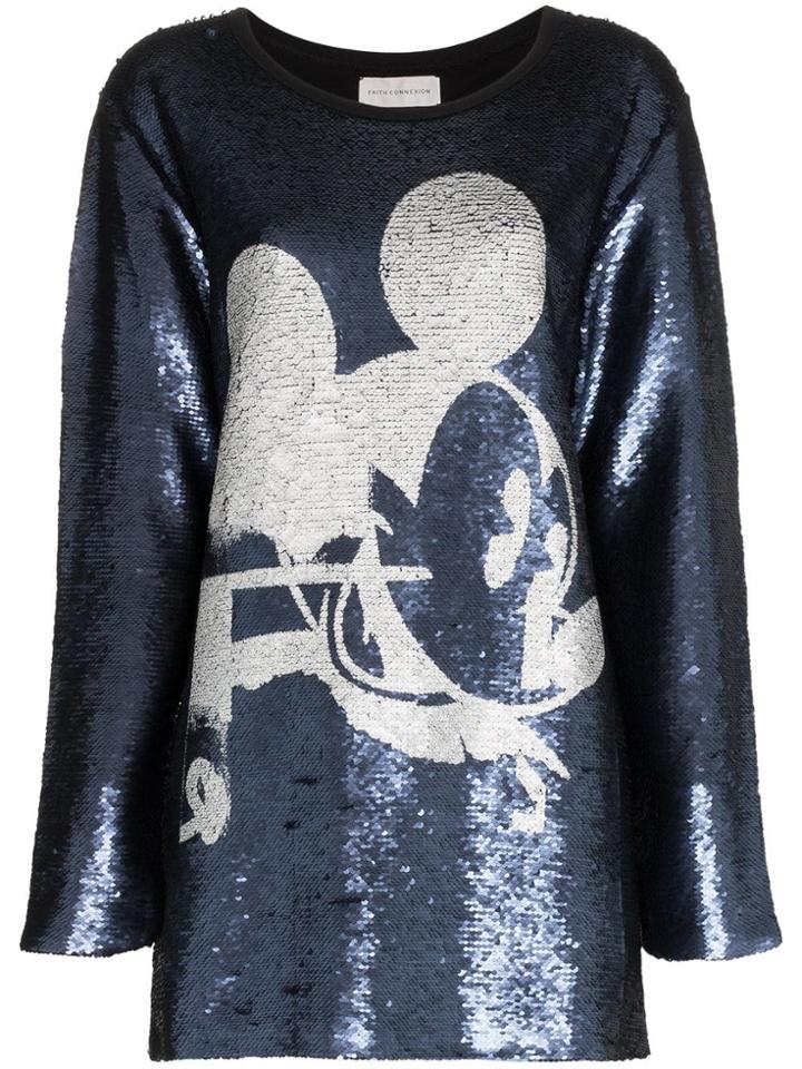 Faith Connexion Faith Cn Ls Bls Sqn Mickey - Blue