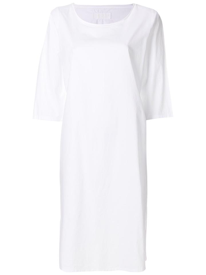 Labo Art Midi Shift Dress - White