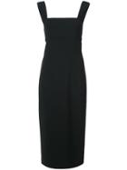 Oscar De La Renta Body-con Midi Dress - Black