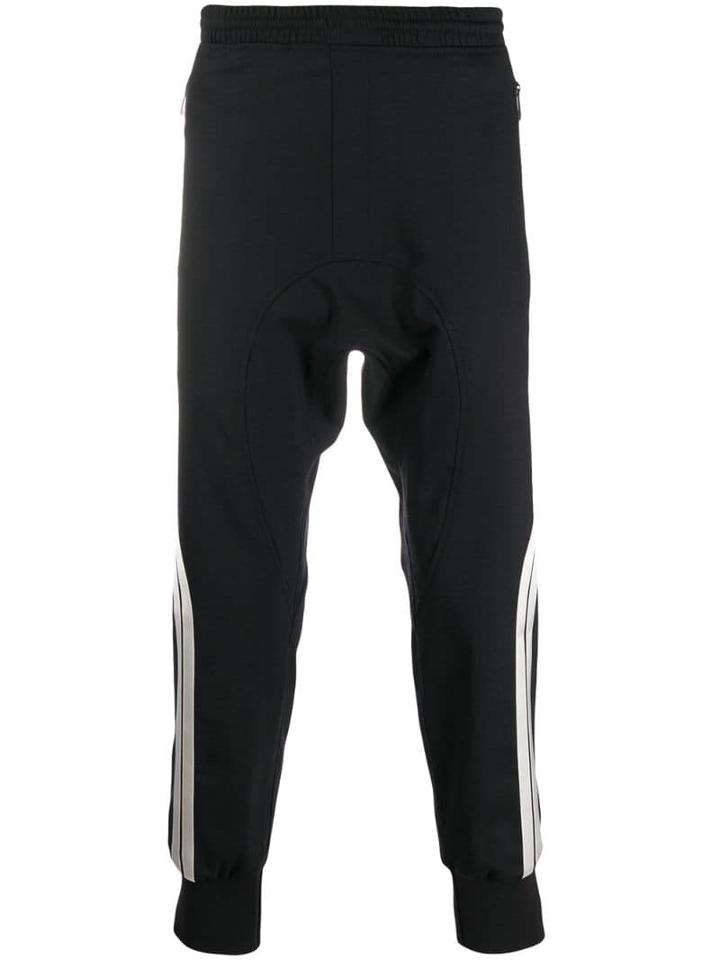 Neil Barrett Side Stripe Joggers - Black